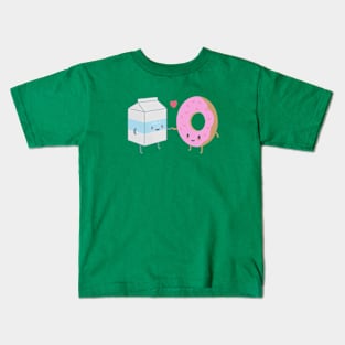 True love | Donut and Milk Kids T-Shirt